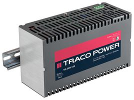 TRACO POWER - TIS 300-124 - AC/DC DIN Rail Power Supply (PSU), ITE, 1 Output, 300 W, 24 VDC, 12 A
