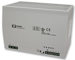 XP POWER - DNR480PS48-I - AC/DC DIN Rail Power Supply (PSU), ITE, 1 Output, 480 W, 48 VDC, 10 A