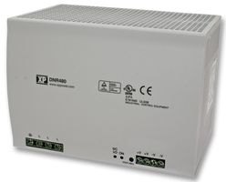 XP POWER - DNR480TS24-I - AC/DC DIN Rail Power Supply (PSU), ITE, 1 Output, 480 W, 24 VDC, 20 A