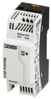 PHOENIX CONTACT - STEP-PS/1AC/12DC/1.5 - AC/DC DIN Rail Power Supply (PSU), ITE, 1 Output, 18 W, 12 VDC, 1.5 A