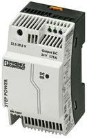 PHOENIX CONTACT - STEP-PS/1AC/24DC/1.75 - AC/DC DIN Rail Power Supply (PSU), ITE, 1 Output, 42 W, 24 VDC, 1.75 A