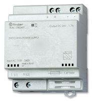 FINDER - 78.36.1.230.2401 - AC/DC DIN Rail Power Supply (PSU), Switch Mode, ITE, 1 Output, 36 W, 24 VDC, 1.5 A
