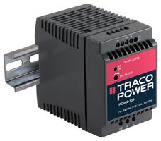 TRACO POWER - TPC 080-124 - AC/DC DIN Rail Power Supply (PSU), ITE, 1 Output, 80 W, 24 VDC, 3.3 A
