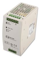 XP POWER - DSL240PS12-I - AC/DC DIN Rail Power Supply (PSU), ITE, 1 Output, 192 W, 12 VDC, 16 A
