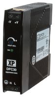 XP POWER - DPC30US24 - AC/DC DIN Rail Power Supply (PSU), ITE, 1 Output, 30 W, 24 VDC, 1.25 A