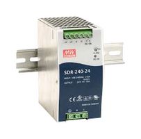 MEAN WELL - SDR-240-24 - AC/DC DIN Rail Power Supply (PSU), ITE, 1 Output, 240 W, 24 VDC, 10 A