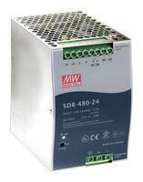 MEAN WELL - SDR-480-48 - AC/DC DIN Rail Power Supply (PSU), ITE, 1 Output, 480 W, 48 VDC, 10 A