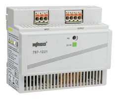 WAGO - 787-1221. - POWER SUPPLY, AC-DC, 12V, 8A