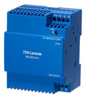 TDK-LAMBDA - DRL100-24-1/C2 - AC/DC DIN Rail Power Supply (PSU), ITE, 1 Output, 88 W, 24 VDC, 3.67 A