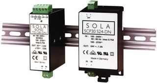 SOLAHD - SCP30D524-UDN - AC-DC CONVERTER, DIN RAIL, 2 O/P, 30W, 5