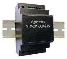 VIGORTRONIX - VTX-211-060-205 - AC/DC DIN Rail Power Supply (PSU), ITE, 1 Output, 60 W