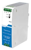 VIGORTRONIX - VTX-211-120-324 - AC/DC DIN Rail Power Supply (PSU), ITE & Laboratory Equipment, 1 Output, 120 W, 24 VDC, 5 A