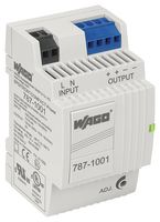 WAGO - 787-1001 - AC/DC DIN Rail Power Supply (PSU), ITE & Laboratory Equipment, 1 Output, 24 W, 12 V, 2 A