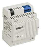 WAGO - 787-1017 - AC/DC DIN Rail Power Supply (PSU), ITE & Laboratory Equipment, 1 Output, 43 W, 18 V, 2.5 A