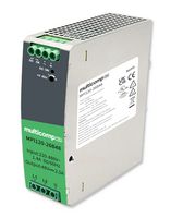 MULTICOMP PRO - MPI120-26B48 - AC/DC DIN Rail Power Supply (PSU), 2 Phase, ITE, Industrial & Laboratory Equipment, 1 Output, 120 W