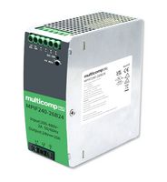 MULTICOMP PRO - MPIF240-26B24 - AC/DC DIN Rail Power Supply (PSU), 2 Phase, ITE, Industrial & Laboratory Equipment, 1 Output, 240 W