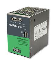MULTICOMP PRO - MPITF480-26B24 - AC/DC DIN Rail Power Supply (PSU), 3 Phase, ITE, Industrial & Laboratory Equipment, 1 Output, 480 W