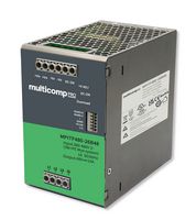 MULTICOMP PRO - MPITF480-26B48 - AC/DC DIN Rail Power Supply (PSU), 3 Phase, ITE, Industrial & Laboratory Equipment, 1 Output, 480 W