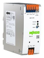 WAGO - 2687-2146 - AC/DC DIN Rail Power Supply (PSU), Laboratory Equipment, 1 Output, 240 W, 24 VDC, 10 A