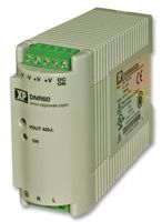 XP POWER - DNR60US12 - AC/DC DIN Rail Power Supply (PSU), ITE, 1 Output, 60 W, 12 VDC, 5 A