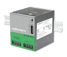 MULTICOMP PRO - MPITF960-26B48 - AC/DC DIN Rail Power Supply, 3-phase, ITE, Industrial & Laboratory Equipment, 1 Output, 960 W, 48 V
