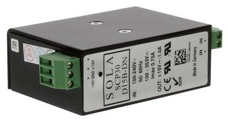SOLAHD - SCP30D15B-UDN - AC-DC CONVERTER, DIN RAIL, 2 O/P, 30W, 1