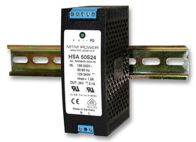 MTM POWER - HSA50 S24. - PSU, DIN RAIL, 24V, 2.1A